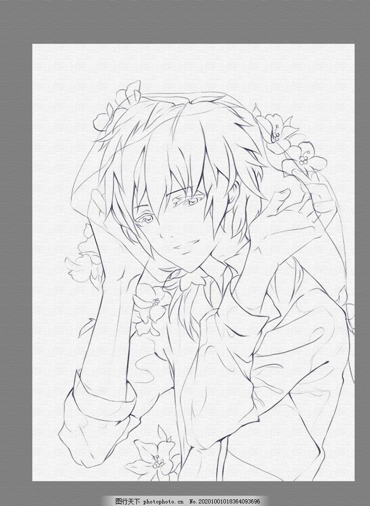 卡通背景图片图片 动漫人物 动漫卡通 图行天下素材网