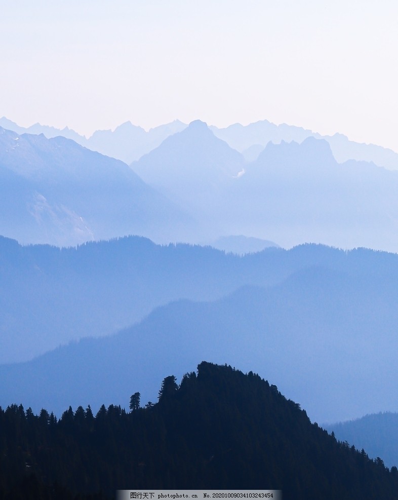 远山风景图片 自然风景 自然景观 图行天下素材网