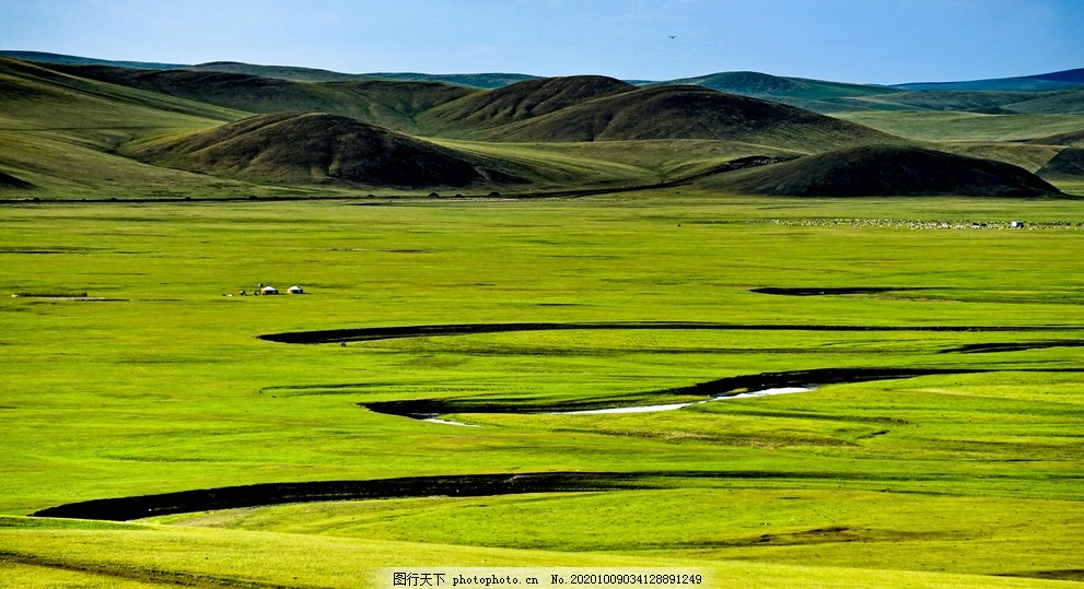 呼伦贝尔大草原图片 自然风景 自然景观 图行天下素材网