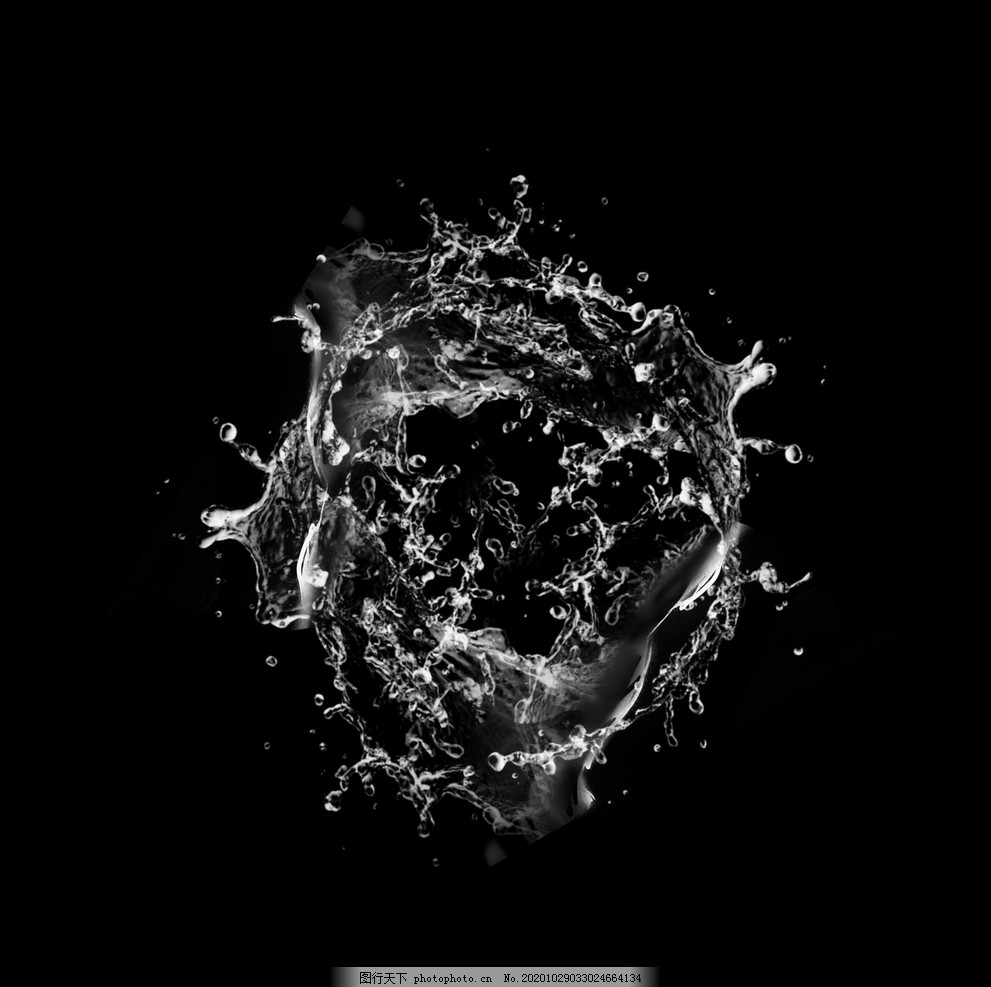 水花素材图片 其他 Psd分层 图行天下素材网