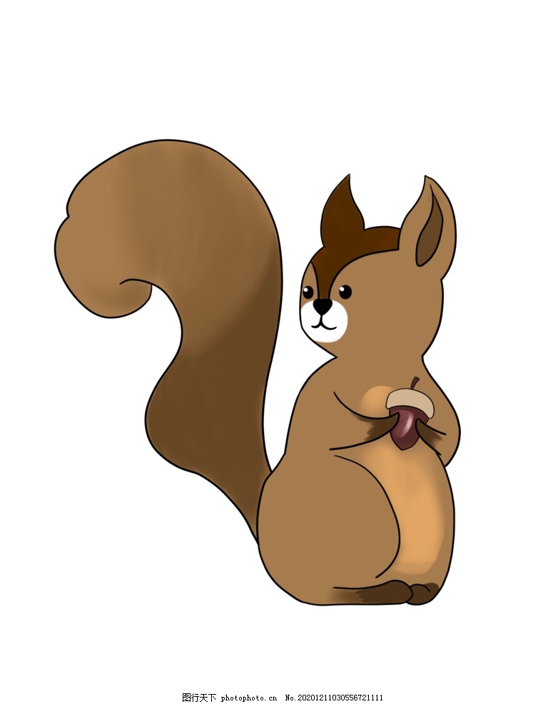 卡通手绘松鼠图片_其他_其他-图行天下素材网